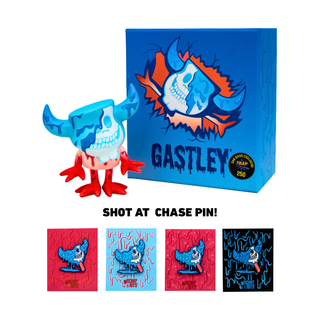 Melting Popsicle Gastley with Enamel Pin by Mischief Toys - SDCC 7BAP Exclusive Limited Edition /240 made