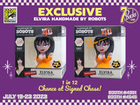 7BAP Exclusive Handmade By Robots Vinyl - Elvira Orange Dress - Shot at Signed Chase!