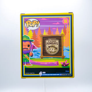 * Funko Pop! Bigfoot with Pink Flag, Black Light, 6-inch SE – 2023 Camp Fundays Exclusive /850 pieces