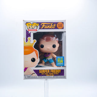 * Funko Pop! Surfer Freddy Funko SE – 2019 Funko Fundays Box of Fun /6000 Made Vinyl Figure in PopShield Protector