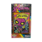 ⋆ Spider-Man (Black Light) and Black Light Spider-Man Tee (L, Sealed) 652 - Target Exclusive ⋆