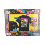 ⋆ Spider-Man (Black Light) and Black Light Spider-Man Tee (L, Sealed) 652 - Target Exclusive ⋆