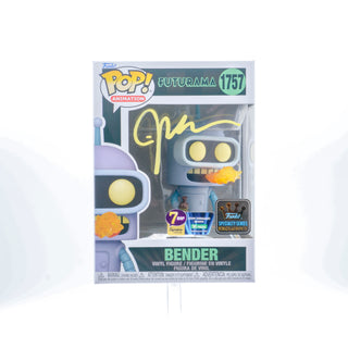 * Signature Series John Dimaggio Signed Pop – Bender (Futurama) 1757 – Specialty Series Exclusive /50 pieces