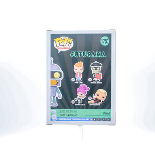 * Signature Series John Dimaggio Signed Pop – Bender (Futurama) 1757 – Specialty Series Exclusive /50 pieces