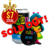 Artist Proof Funko Soda Alice (Black Light, International) - Funko Shop Exclusive