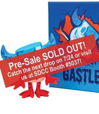 *Pre-Sale for On-Site Pickup* Melting Popsicle Gastley with Pin by Mischief Toys - SDCC 7BAP Exclusive Limited Edition /240 made