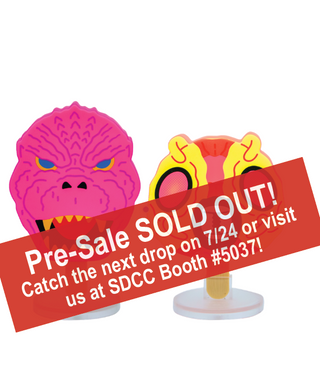 *Pre-Sale for On-Site Pickup* Blacklight Godzilla Popsicle Figure 2-Pack by Frozen Culture - SDCC 7BAP Exclusive Limited Edition /500 made