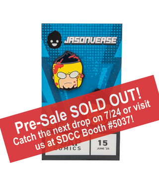 *Pre-Sale for On-Site Pickup* Invincible Jasonverse Limited Edition Enamel Pins - SDCC 7BAP Exclusive Limited Edition *Shot at Chase*