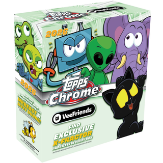 2026 Topps Chrome VeeFriends Sealed Mega Box (8 Jumbo Packs)