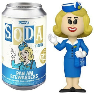 * Funko Soda Pan Am Stewardess Sealed *Shot at Chase*