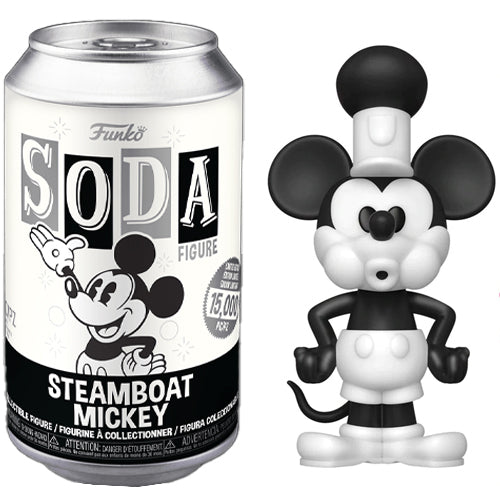 Funko Soda Steamboat Mickey (Whistling, Opened) - Funko Shop Exclusive **Chase, Dented**