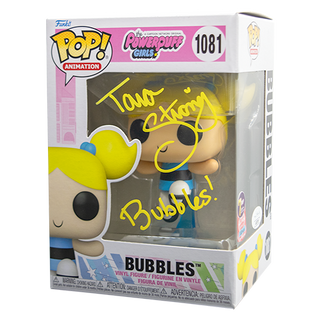 Signature Series Tara Strong Signed Pop - Bubbles (Powerpuff Girls)