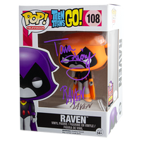 Signature Series Tara Strong Signed Pop - Raven (Teen Titans Go!)