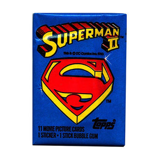 1980 Topps Superman 2 Movie Cards Unopened Pack
