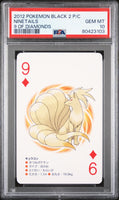 2012 POKEMON BLACK 2 PLAYING CARDS NINETAILS # - Graded PSA GEM MT 10