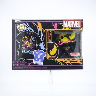 * Funko Pop! Eddie Brock Black Light and Black Light Venom Tee 2XL, Sealed 869 – Target Exclusive