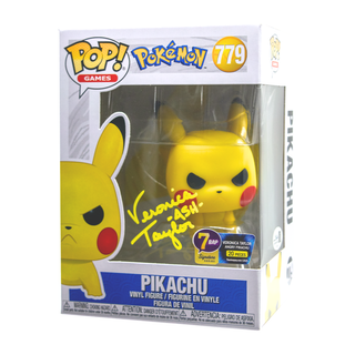 Veronica Taylor signed Pikachu (Angry) Funko Pop - 7BAP Signature Series