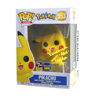 Veronica Taylor signed Pikachu (Waving) Funko Pop - 7BAP Signature Series