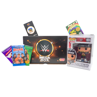WWE Mega Box - Funko Pop, Booster Packs, Enamel Pin & Bonus Items