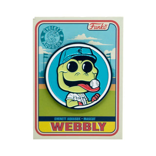 * Funko Webbly Mascot, Everett Aquasox Enamel Pin