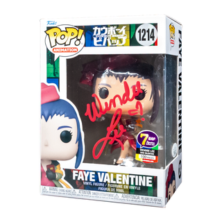 Wendee Lee Signed Faye Valentine Funko Pop - 7BAP Signature Series
