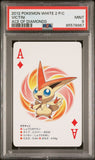 2012 POKEMON WHITE 2 PLAYING CARDS VICTINI # - Graded PSA MINT 9