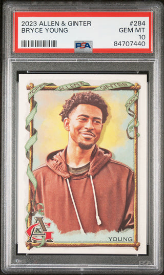 2023 TOPPS ALLEN & GINTER BRYCE YOUNG  #284 - PSA 10 ROOKIE CARD
