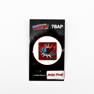 * Artist Proof 7BAP 2025 NYCC Enamel Pin Red /1 of 3 pieces