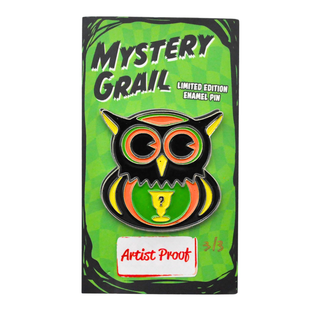 * Artist Proof Mystery Grail Owl Enamel Pin /1 of 3 pieces