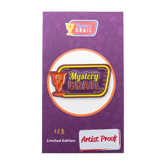 * Artist Proof Mystery Grail Logo Enamel Pin /3 pieces