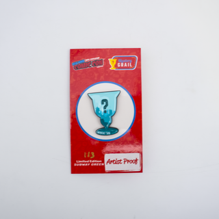 * Artist Proof Mystery Grail NYCC 2025 Subway Green Enamel Pin /3 pieces