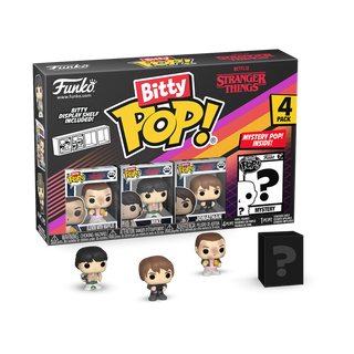 Bitty Pop! Eleven w/ Eggos, Mike, Jonathan & Mystery Bitty (Series 3) 4-Pack
