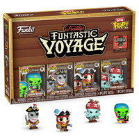 Bitty Pop! Blacklight Buccaneers, Pop Bucklers, Proto Pirates, & Crown Krakens 4-Pack - 2024 Funtastic Voyage Online Exclusive