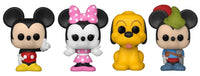 Out-Of-Box Bitty Pop! Mickey Mouse, Minnie Mouse, Pluto & Brave Little Tailor (Series 1) 4-Pack w/ Shelf