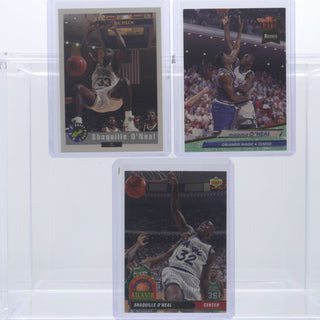 * Bundle of 3 Shaquille O'Neal Basketball Cards