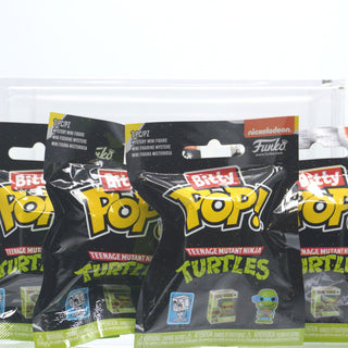 * Bundle of 4 TMNT Funko Bitty Pop! Singles (Sealed)