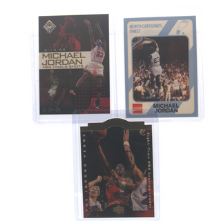 * Bundle of 3 Michael Jordan Basketball Cards