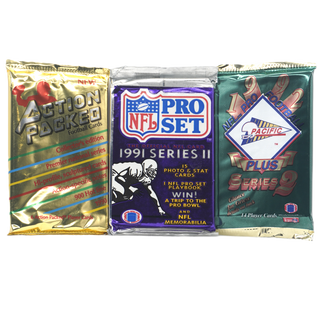 * Bundle of 3 NFL Cards Packs