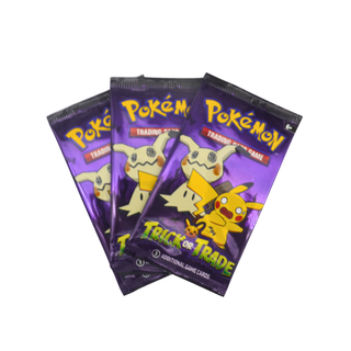 * Bundle of 3 2023 Pokémon Trick or Trade BOOster Card Packs