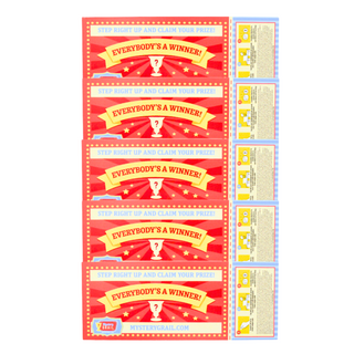 * Bundle of 5 Carnival Mystery Grail Scratch Cards