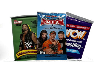 * Bundle of 3 Wrestling Card Packs