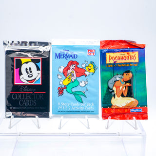 * Bundle of 3 Vintage Disney Card Packs
