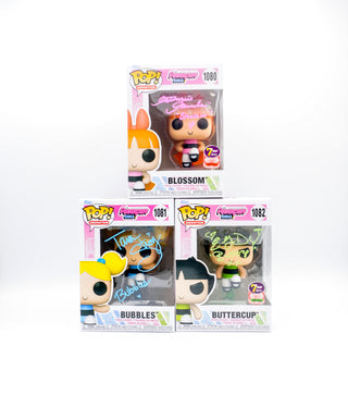 * Signature Series Powerpuff Girls Bundle – Tara Strong, Catherine Cavadini, & E.G. Daily Signed Funko Pops