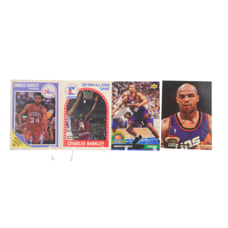 * Bundle of 4 Charles Barkley Basketball Cards