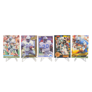 * Bundle of 5 Barry Sanders Football Cards