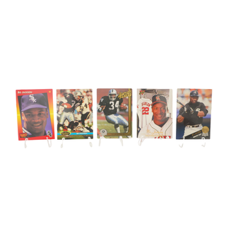 * Bundle of 5 Bo Jackson Baseball Cards