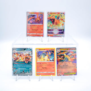 * Bundle of 5 Charizard Pokémon Cards