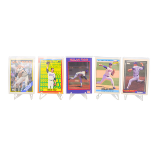 * Bundle of 5 Nolan Ryan Baseball Cards