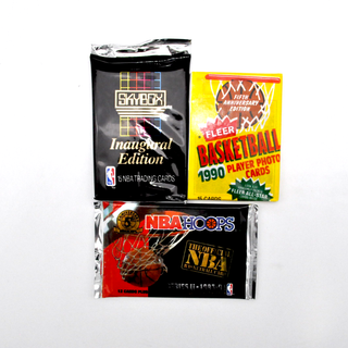 * Bundle of 3 Unopened Basketball Card Packs
