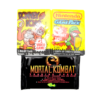 * Bundle of 3 Unopened Video Game Card Packs